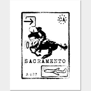 Sacramento Passport Stamp Posters and Art